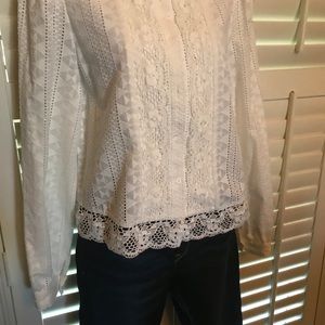 A Loves A 100% Cotton White Blouse- New With Tags